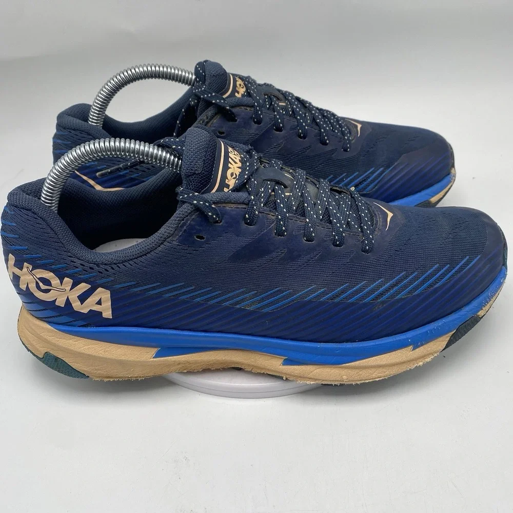 Hoka One One Shoes Women Size 9 Blue Torrent 2 Trail Road Running Sneakers 3978 - Picture 2 of 16
